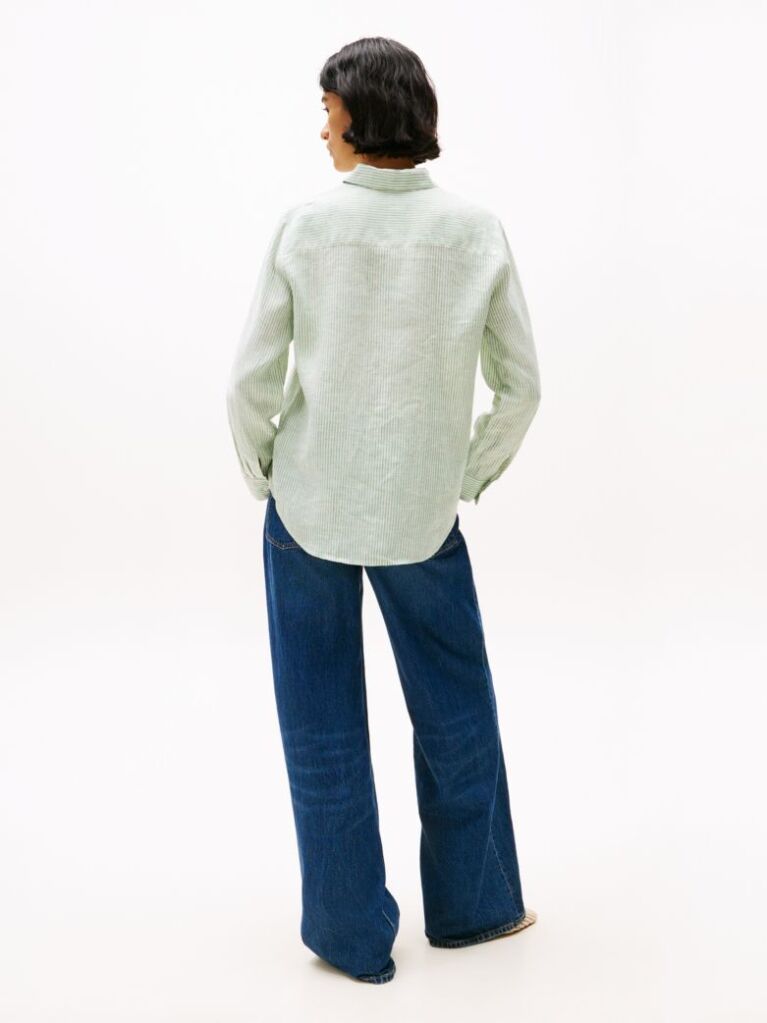 Multi Regular Fit Linen Shirt  Women