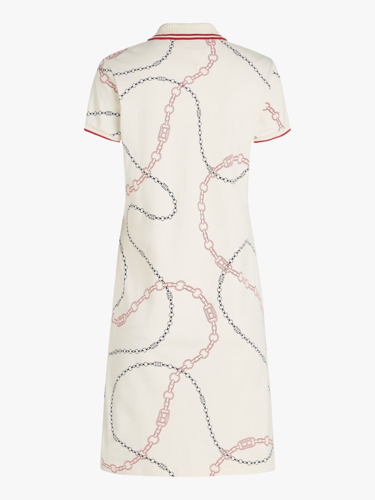Multi Tipped Collar Mini Polo Dress  Women