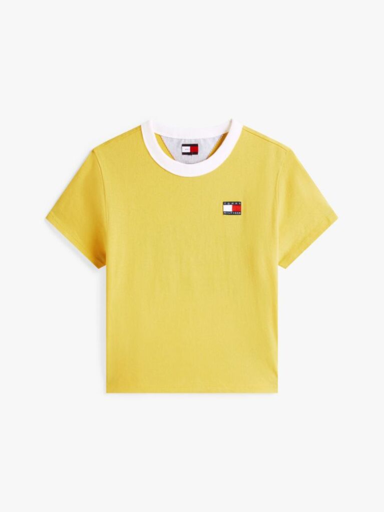 Galben Tricou Hilfiger Sailing Relaxed Back Logo  Femei