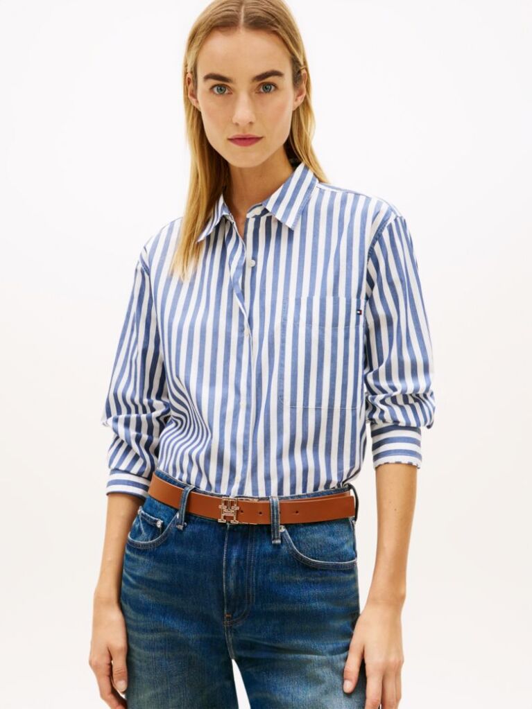 Multi Camasa Oversized Din Poplin  Femei