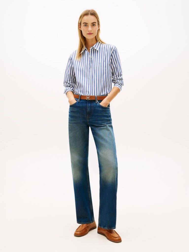 Multi Camasa Oversized Din Poplin  Femei