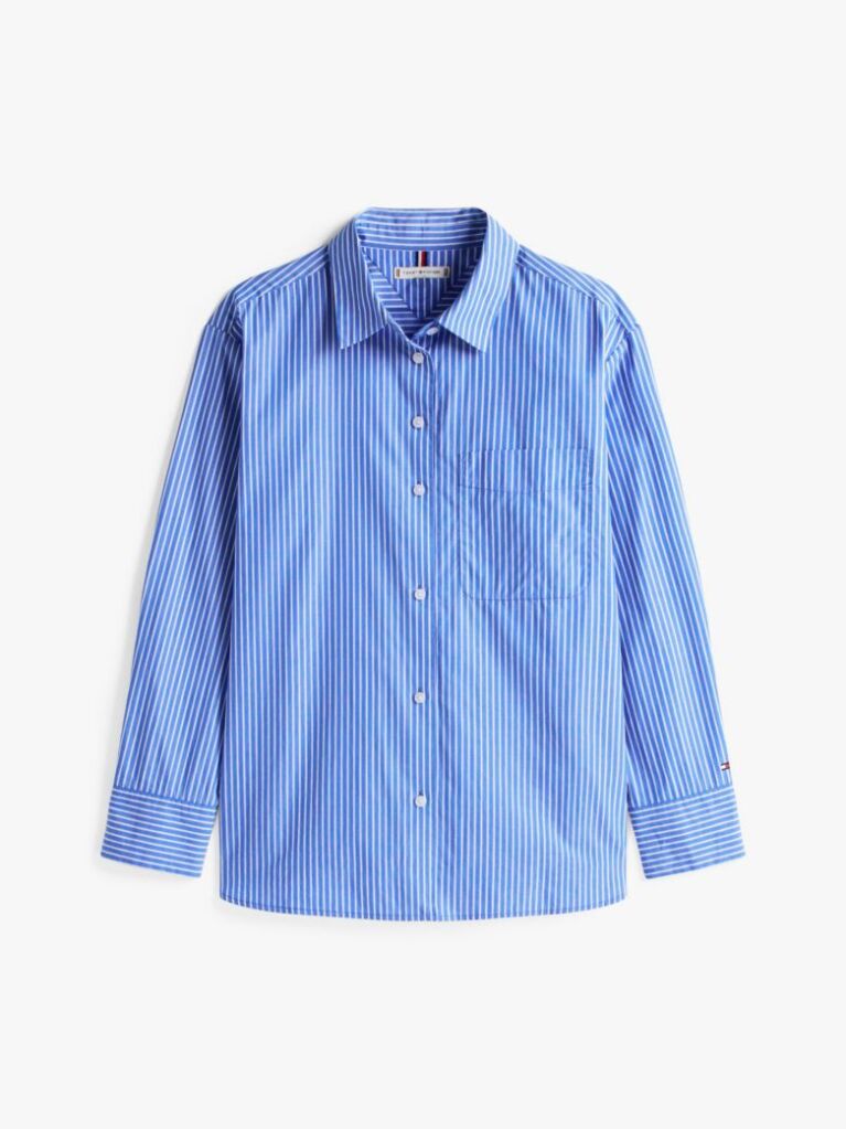 Multi Oversized Fit Poplin Shirt  Women