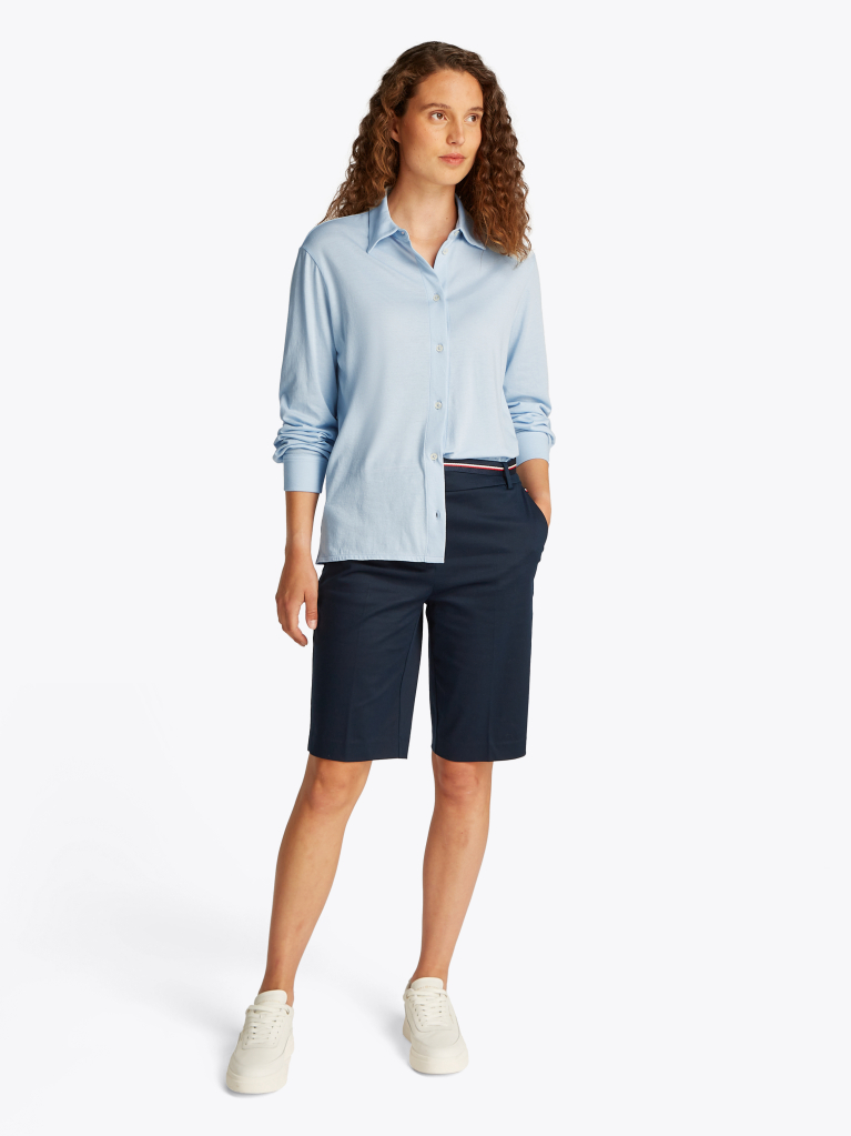 Blue Camasa Casual  Femei