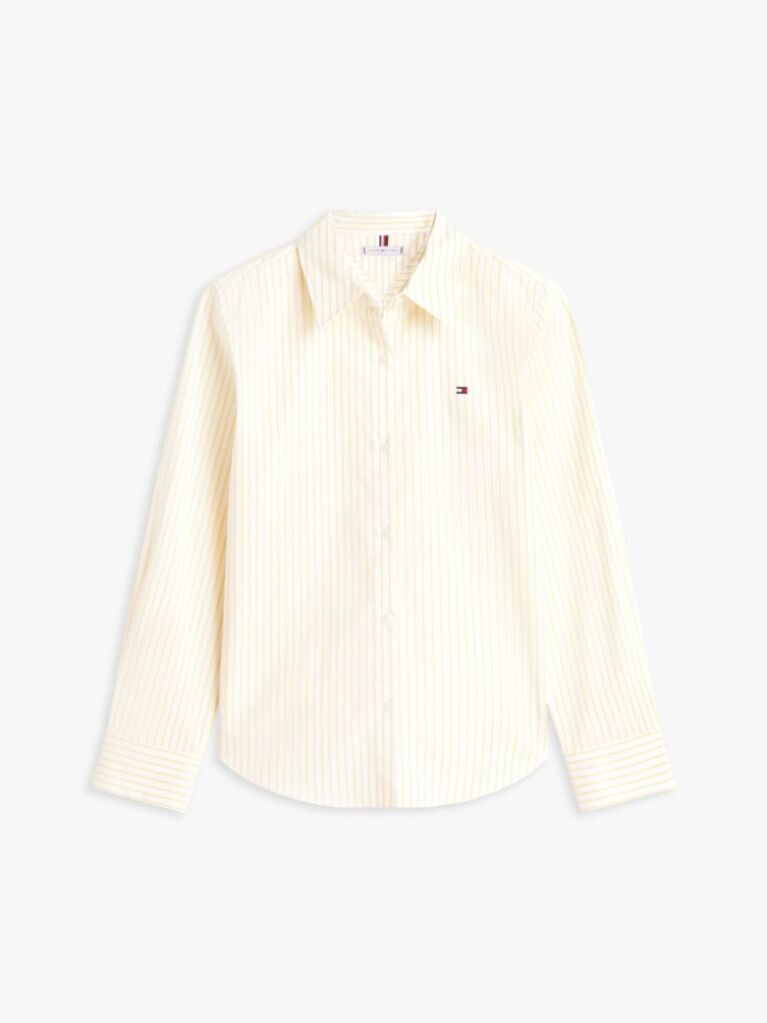 Galben Camasa Poplin Regular Fit  Femei