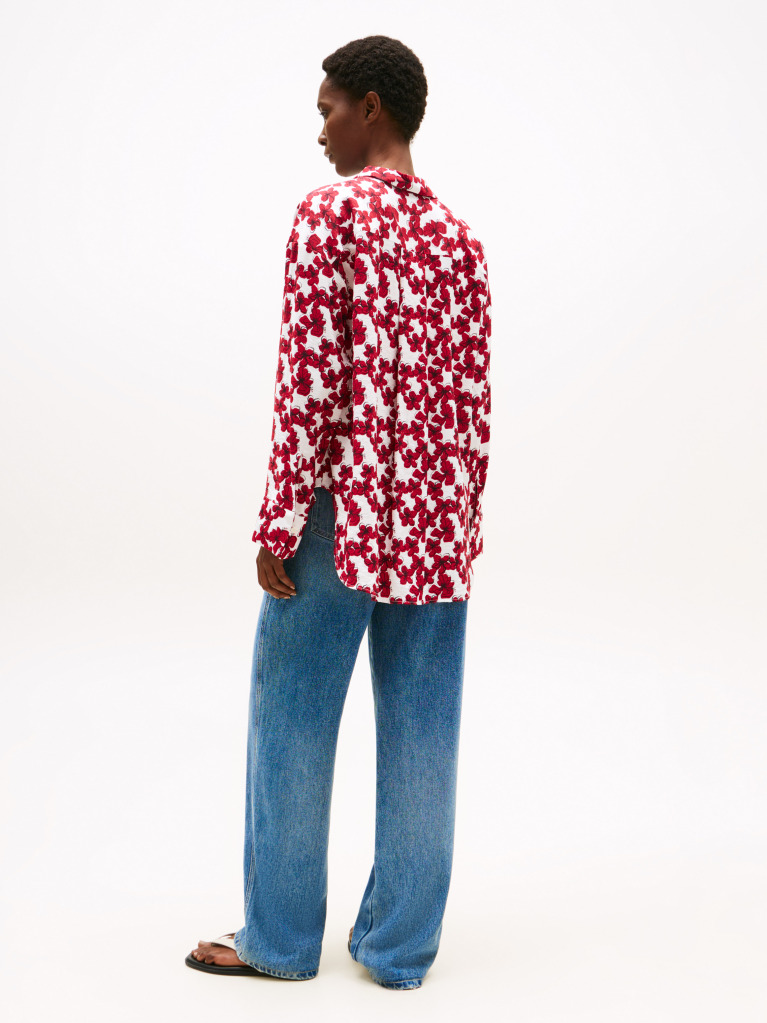 Multi Relaxed Fit Textured Shirt  Women