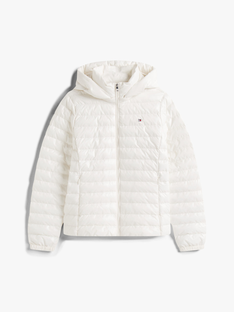 Beige Water Repellent Padded Packable Slim Jacket  Women