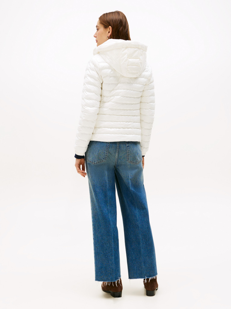 Beige Water Repellent Padded Packable Slim Jacket  Women