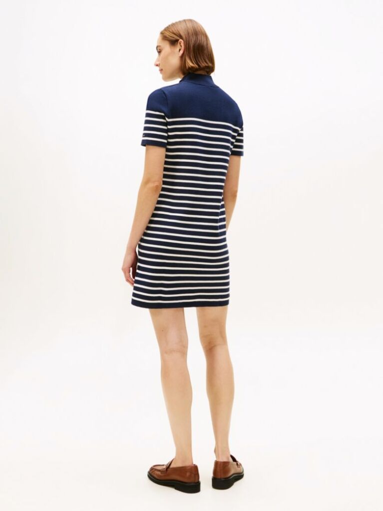 Multi Rochie Mini Tip Pulover Cu Guler Mock Din Jerseu  Femei