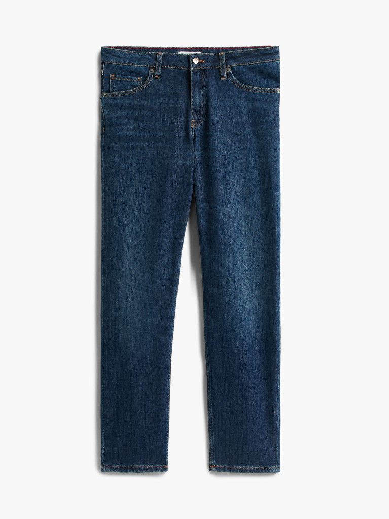 Blue High Rise Straight Leg Jeans  Women