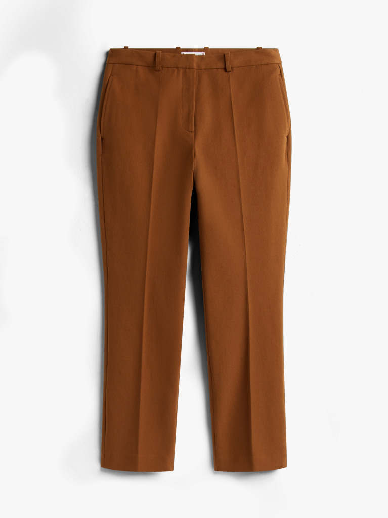 Maro Pantaloni Slim Din Gabardina  Femei