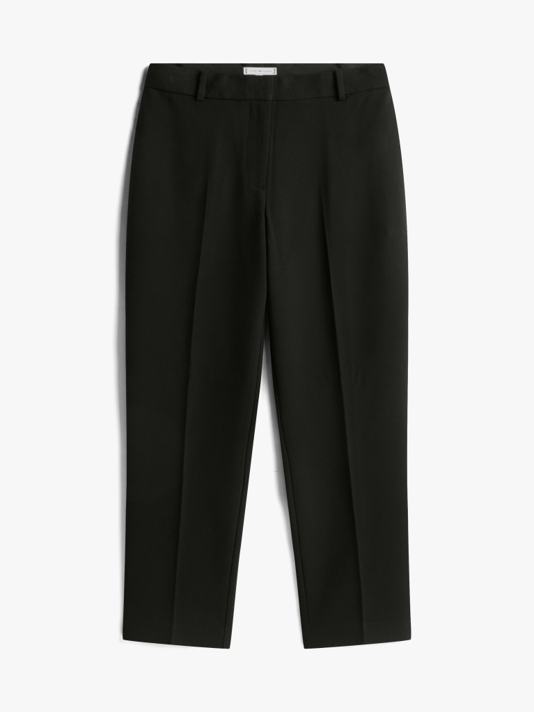 Negru Pantaloni Drepti Slim  Femei