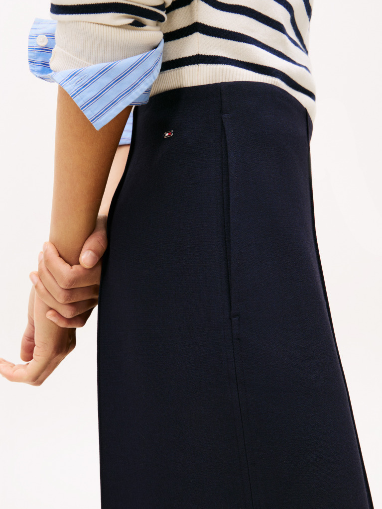 Blue Relaxed Wide Leg Trousers  Women