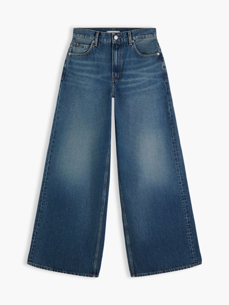 Blue Indie High Rise '70s Wide Jeans  Women
