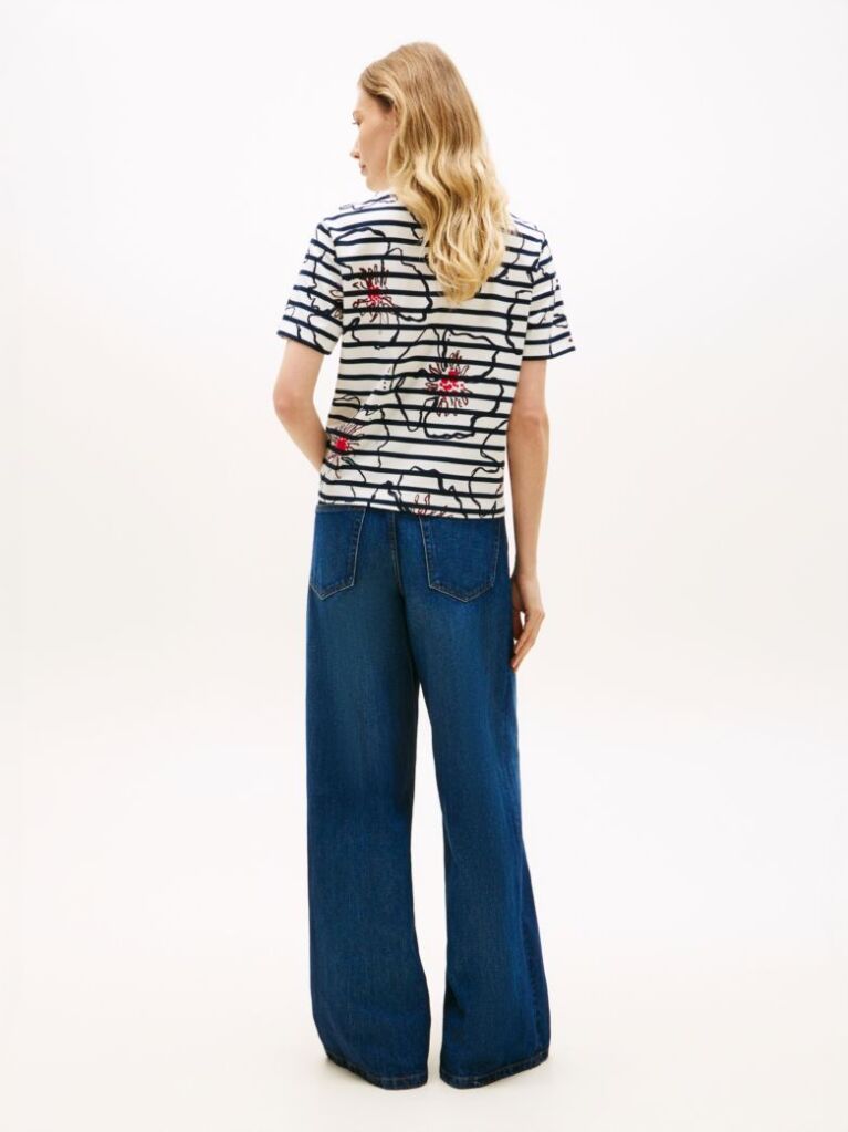 Multi Tricou Din Tricot Interlock Cu Imprimeu Floral  Femei