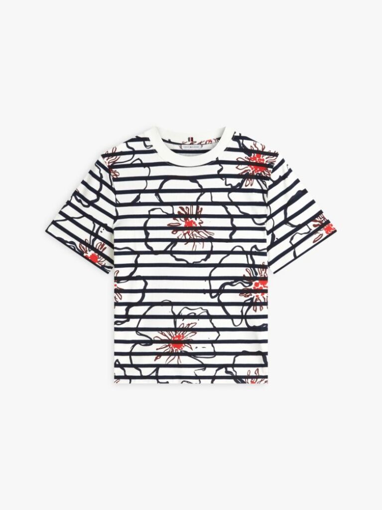Multi Tricou Din Tricot Interlock Cu Imprimeu Floral  Femei