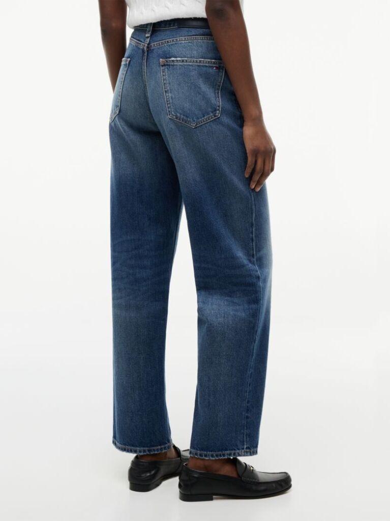Blue Flag Horsebit Regular Tapered Ankle Jeans  Women
