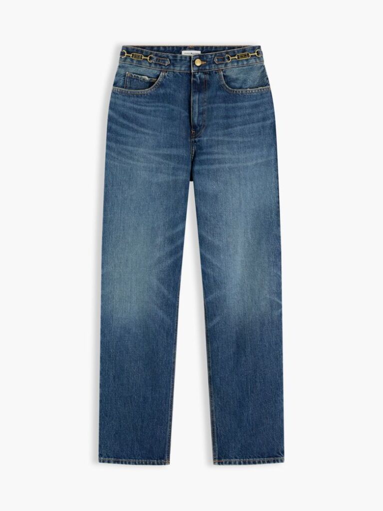 Blue Flag Horsebit Regular Tapered Ankle Jeans  Women