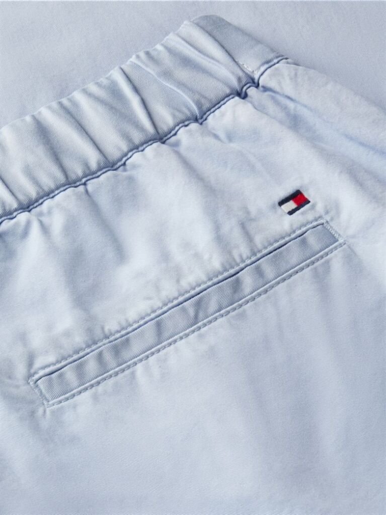 Blue Pantaloni Chino Cu Croiala Barrel Spalati  Femei