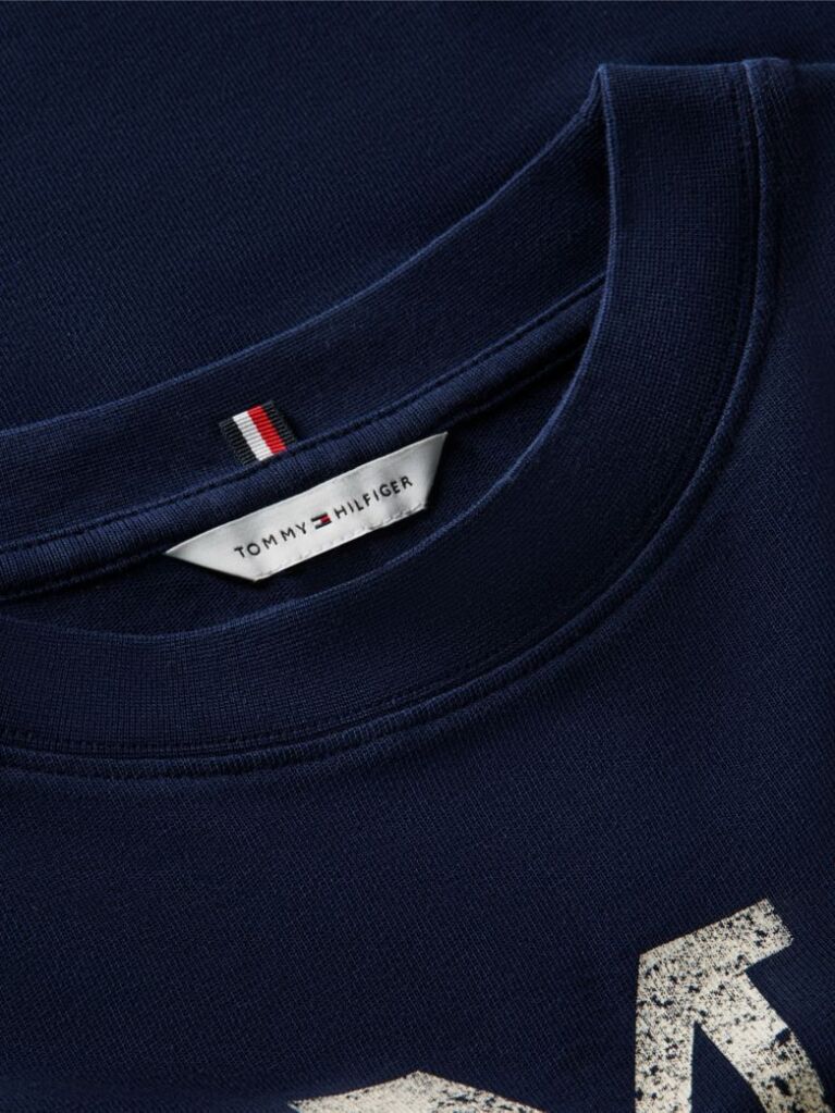 Blue Crest Relaxed Oversized T-Shirt  Women