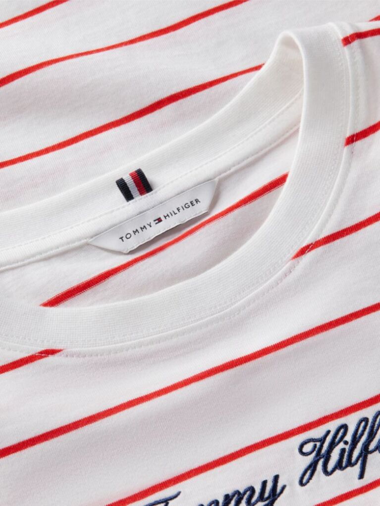 Multi Tricou Lejer Cu Guler Rotund Si Logo Brodat  Femei