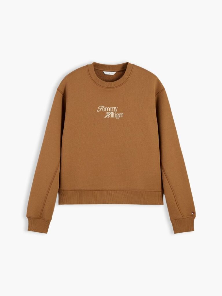 Maro Bluza De Trening Din Terry Cu Croiala Lejera Si Logo  Femei