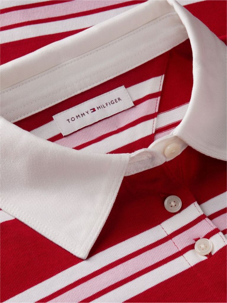 Multi Bluza De Trening Polo Cu Croiala Lejera Si Dungi  Femei