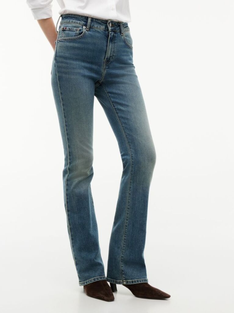 Blue Skye Mid Rise Bootcut Faded Jeans  Women
