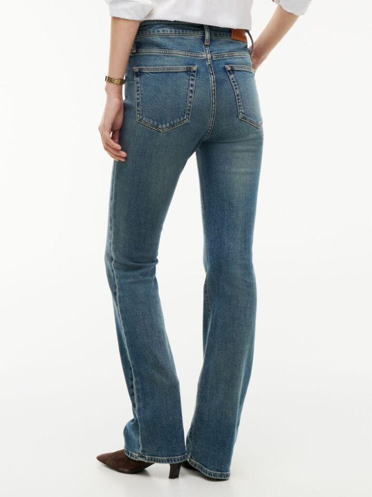 Blue Skye Mid Rise Bootcut Faded Jeans  Women