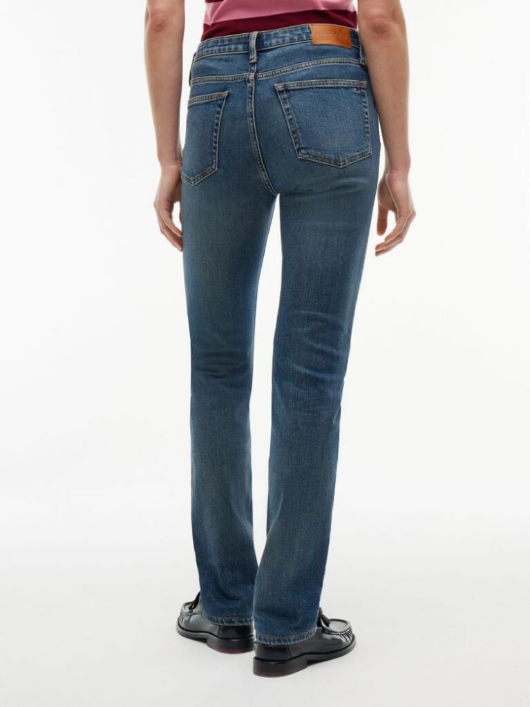 Blue Harlow Mid Rise Slim Jeans  Women