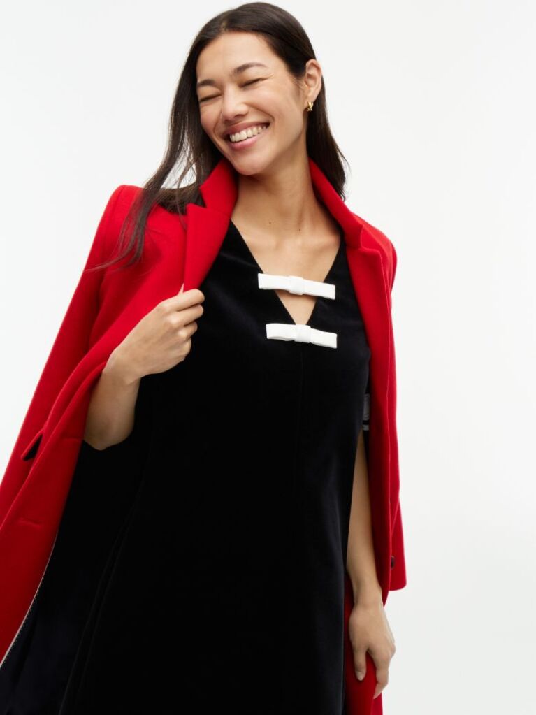Negru Rochie Mini Festive Fara Maneci Cu Funda  Femei