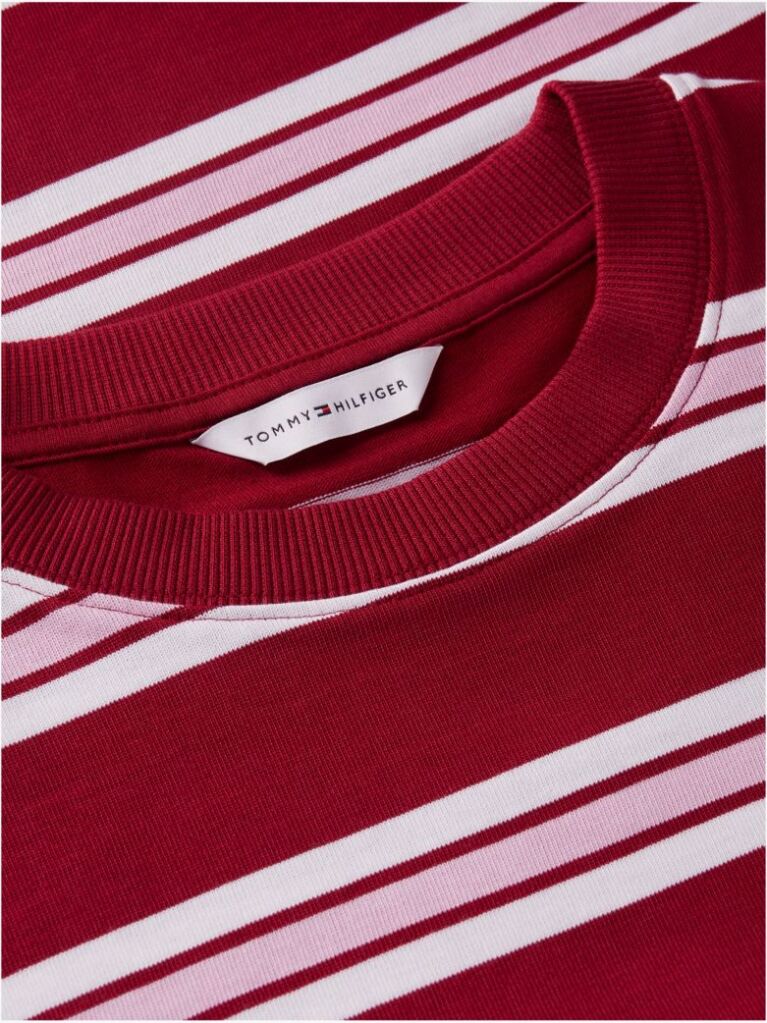 Multi T-Shirt Cu Maneca Lunga Cordon Si Dungi  Femei